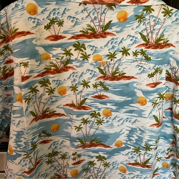 Hurley Men’s XL Hawaiian Aloha Shirt Modern Tropical Island Print Resort Style - Picture 6 of 11